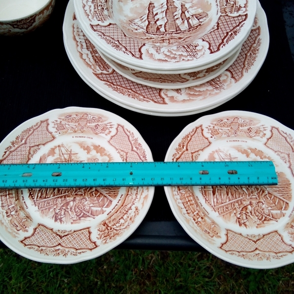 Vintage Alfred Meakin, Staffordshire, England Fair Winds Set of 15 - Picture 9 of 16